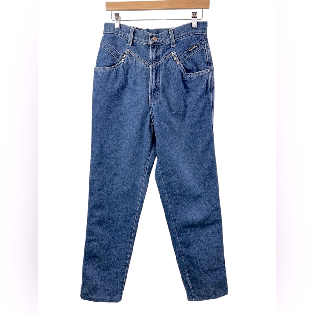 Vintage Rockies Bareback Western Cowgirl Rodeo High Waist Jeans Women's 11/12 L